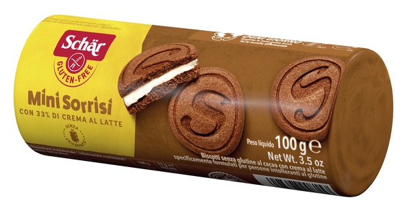 SCHAR MINI SORRISI CON CREMA AL LATTE 100 G - Farmapre