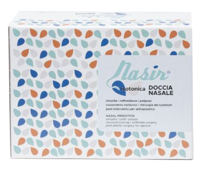 SOLUZIONE FISIOLOGICA ISOTONICA STERILE NASIR IN SCATOLA CON10 SACCHE VERSIONE LUER LOCK DA 250ML - Farmapre