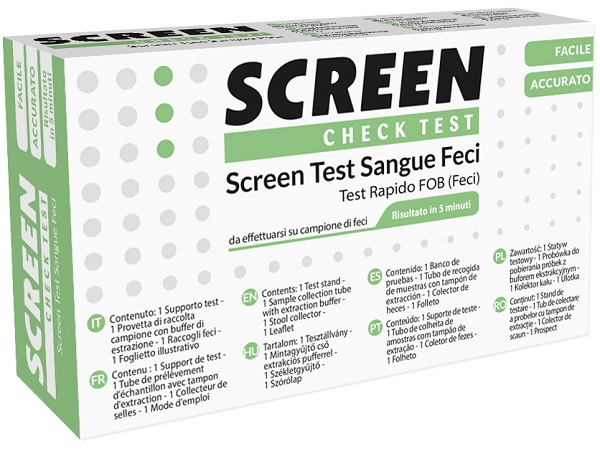 SCREEN TEST RAPIDO PRESENZA DI SANGUE OCCULTO NELLE FECI SCREEN TEST FOB - Farmapre