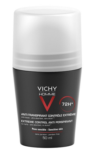 VICHY HOMME DEO ROLL-ON ANTI-TRASPIRANTE 50 ML - Farmapre