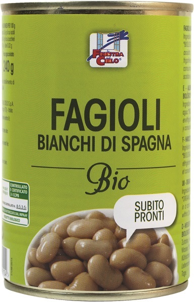 FAGIOLI BIANCHI DI SPAGNA PRONTI BIO 400 G - Farmapre