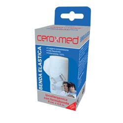 BENDA ELASTICA CEROXMED 10X450 CM CON GANCIO 1 PEZZO - Farmapre