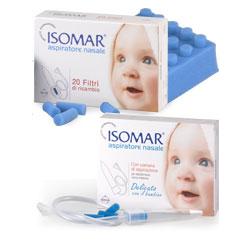 FILTRO RICAMBIO ASPIRATORE NASALE ISOMAR 20 PEZZI - Farmapre