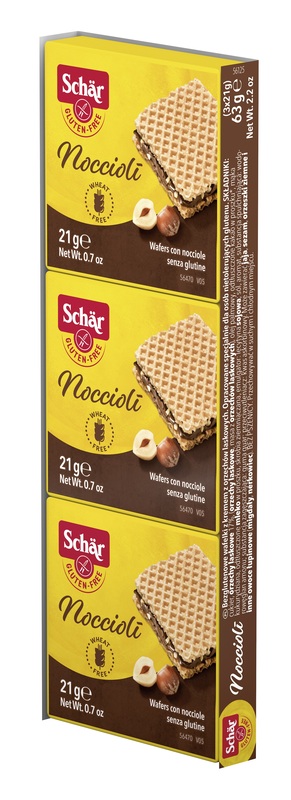 SCHAR NOCCIOLI' WAFERS CON NOCCIOLE 3 PEZZI DA 21 G - Farmapre