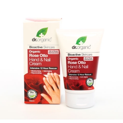 DR ORGANIC ROSE OTTO ROSA HAND NAIL CREAM CREMA MANI 125 ML - Farmapre