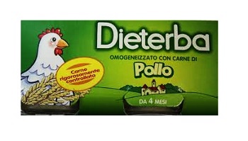 DIETERBA OMOGENEIZZATO POLLO 3 PEZZI 80 G - Farmapre