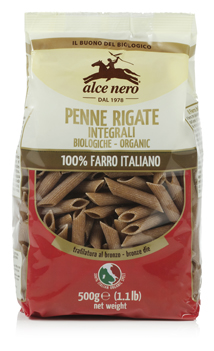 PENNE 100% FARRO INTEGRALE BIO 500 G - Farmapre