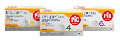 AGO PER PENNA DA INSULINA PIC INSUPEN GAUGE 33 4 MM 100 PEZZI - Farmapre