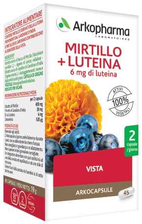 ARKO CAPSULE MIRTILLO+LUTEINA 45 CAPSULE - Farmapre