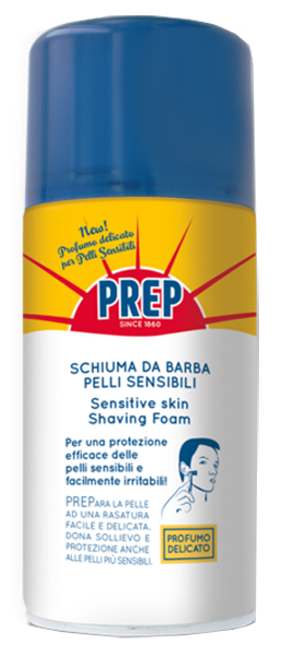 PREP SCHIUMA BARBA PELLE SENSIBILE 300 ML - Farmapre