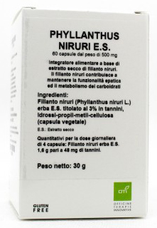 PHYLLANTHUS NIRURI ESTRATTO SECCO 60 CAPSULE - Farmapre
