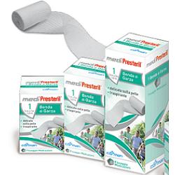 BENDA DI GARZA MEDIPRESTERIL 12/8 FU M5X5CM 12/8 FILI - Farmapre
