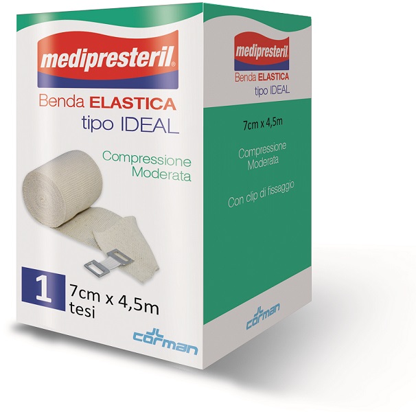 BENDA ELASTICA MEDIPRESTERIL IDEAL CM7X45MT - Farmapre