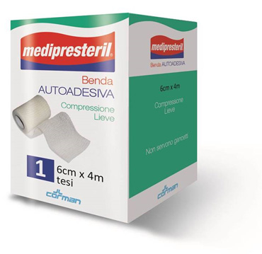 BENDA ADESIVA MEDIPRESTERIL 6X400CM - Farmapre