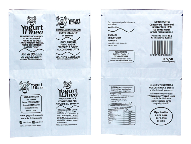 YOGURT LINEA FERMENTI LIOFILIZZATI 4 BUSTINE DA 6,5 G - Farmapre