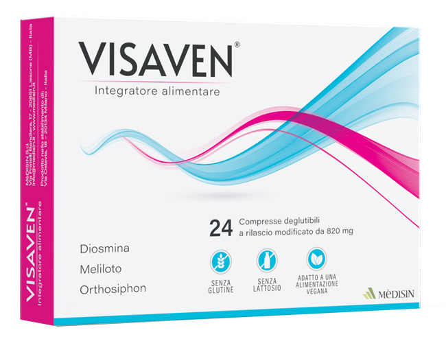 VISAVEN 24 COMPRESSE 19,2 G - Farmapre