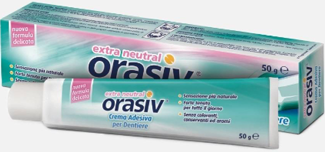 ORASIV EXTRA CREMA NEUTRAL ADESIVA PER PROTESI DENTARIA 50 G - Farmapre