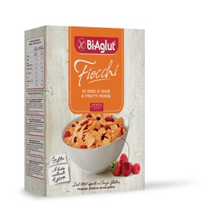 BIAGLUT CEREALI PRIMA COLAZIONE AI FRUTTI ROSSI 275 G - Farmapre