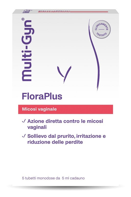 FLORAPLUS MULTI-GYN CANDIDOSI VAGINALE 5 TUBETTI X 5 ML - Farmapre