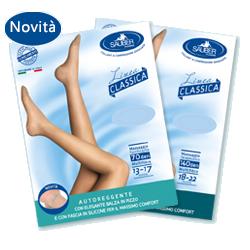 SAUBER CALZA AUTOREGGENTE 70 DENARI MAGLIA MICRORETE NEUTRO BEIGE 5 LINEA CLASSICA - Farmapre