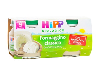 HIPP BIO OMOGENEIZZATO FORMAGGINO CLASSICO 2X80 G - Farmapre
