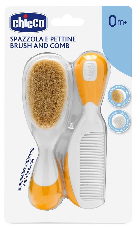 CHICCO SPAZZOLA + PETTINE ARANCIONE - Farmapre