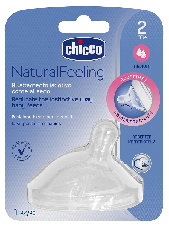 CHICCO TETTARELLA STEPUP NEW 2M+ FLUSSO MEDIO - Farmapre