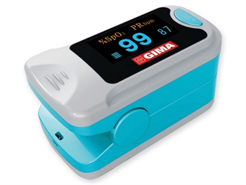 PULSOSSIMETRO DA DITO PULSOXIMETRO OXY-3 CON DISPLAY PER MISURAZIONE DIOSSIGENO NEL SANGUE E BATTITO CARDIACO CON CORDINO E BATTERIE - Farmapre