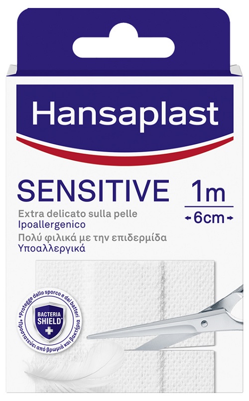 HANSAPLAST STRISCIA SENSITIVE PRETAGLIATA 1X6CM 10 PEZZI - Farmapre