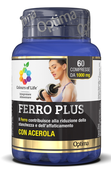 COLOURS OF LIFE FERRO PLUS 60 COMPRESSE 1000 MG - Farmapre