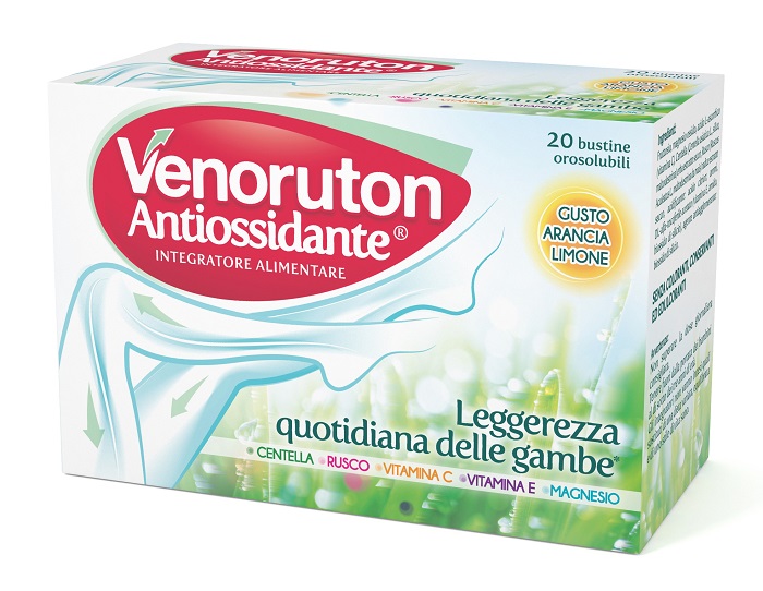 VENORUTON ANTIOSSIDANTE 20 BUSTINE OROSOLUBILI MONODOSE - Farmapre