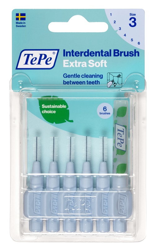 TEPE SCOVOLINO XSOFT BLU 0,6 MM 6 PEZZI - Farmapre
