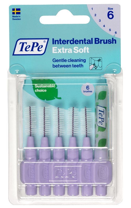 TEPE SCOVOLINO XSOFT LILLA 1,1MM 6 PEZZI - Farmapre