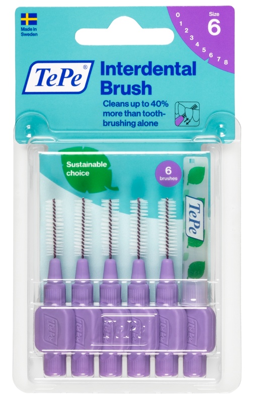 TEPE SCOVOLINO VIOLA 1,1MM 6 PEZZI - Farmapre