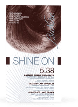 BIONIKE SHINE ON 5,38 CASTANO CHIARO CIOCCOLATO 125 ML - Farmapre