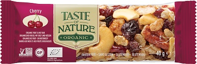 TASTE OF NATURE BARRETTA ALLE CILIEGIE E ALLE NOCI PECAN BIO VEGAN 40 G - Farmapre