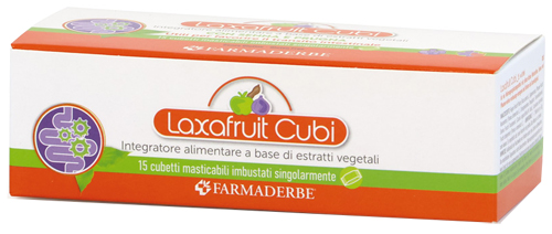 LAXAFRUIT 15 CUBETTI MASTICABILI 150 G - Farmapre