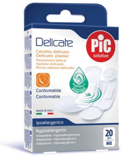 CEROTTO PIC DELICATE MIX 20 CEROTTI ANTIBATTERICO - Farmapre