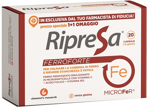 RIPRESA FERROFORTE 20 CAPSULE - Farmapre