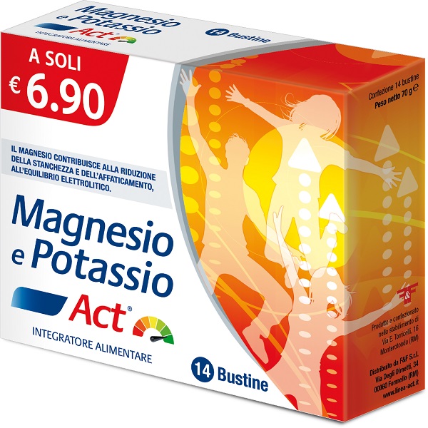 MAGNESIO E POTASSIO ACT 14 BUSTINE - Farmapre