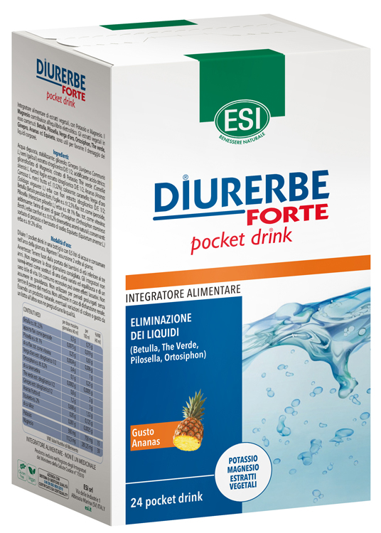 ESI DIURERBE FORTE POCKET DRINK ANANAS 24 X 20 ML - Farmapre
