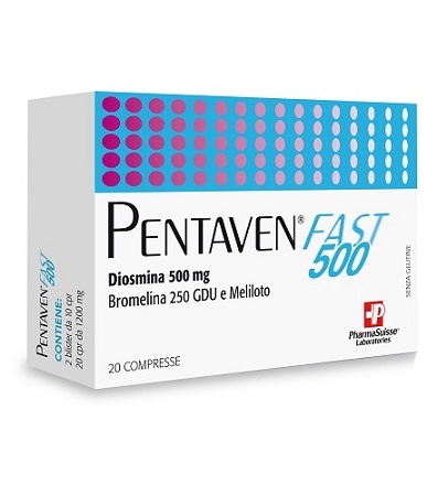 PENTAVEN FAST 500 20 COMPRESSE - Farmapre