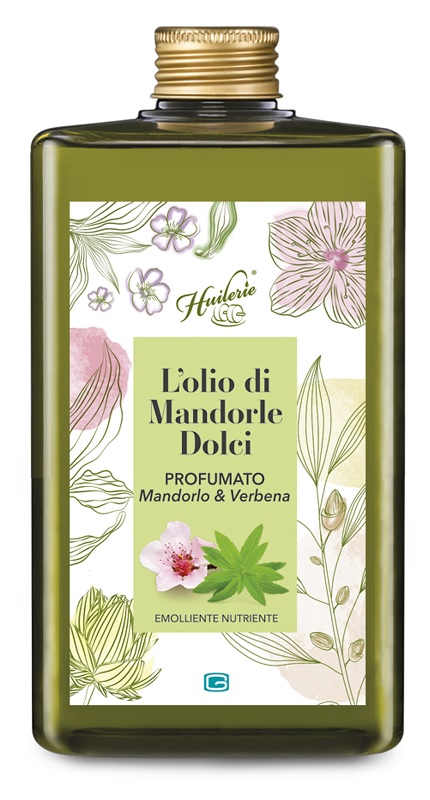 HUILERIE L'OLIO DI MANDORLE DOLCI PROFUMATO MANDORLO & VERBENA 300 ML - Farmapre