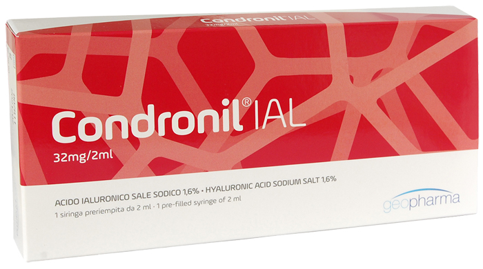 SIRINGA INTRA-ARTICOLARE CONDRONIL IAL ACIDO IALURONICO 1,6% 2 ML - Farmapre