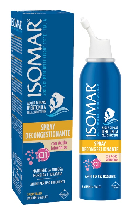 ISOMAR SPRAY DECONGESTIONANTE ACIDO IALURONICO 100 ML - Farmapre