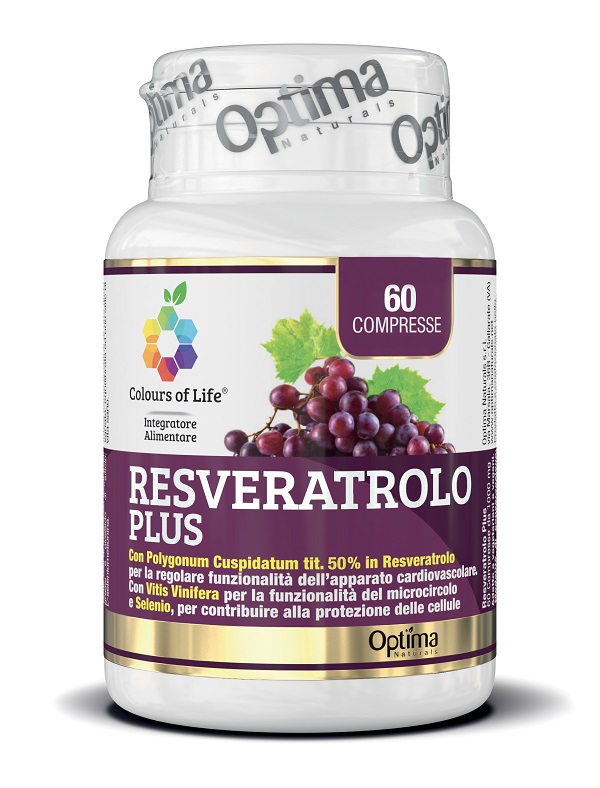 COLOURS OF LIFE RESVERATROLO PLUS 60 COMPRESSE 1000 MG - Farmapre