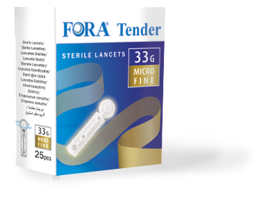 LANCETTE PUNGIDITO FORA TENDER 33 GAUGE 25 PEZZI - Farmapre