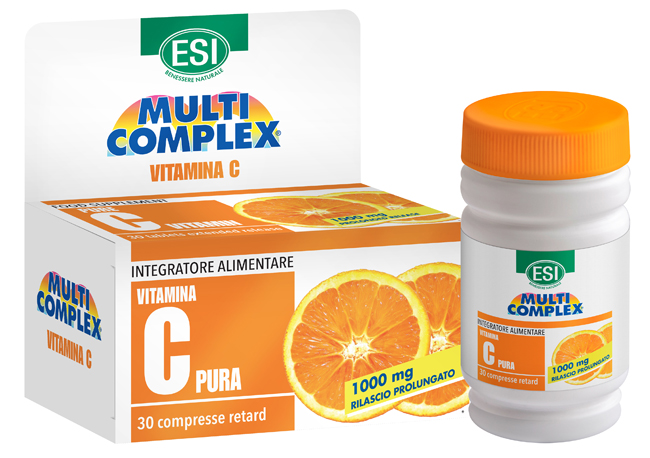 ESI MULTICOMPLEX VITAMINA C PURA 1000 MG RETARD 30 COMPRESSE - Farmapre