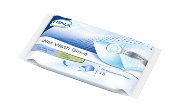 TENA WET WASH GLOVE GUANTO DETERGENTE UMIDIFICATO 8 PEZZI - Farmapre