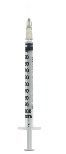 SIRINGA PER INSULINA EXTRAFINE 1ML 100 UI AGO REMOVIBILE 27 GAUGE 0,40X12 MM 1 PEZZO - Farmapre